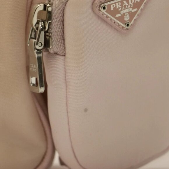 PRADA Re-Edition 2005 Re-Nylon Shoulder Bag Light Pink - Picture 9 of 14